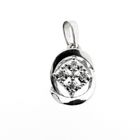 Image 1 of White gold fantasy pendant with diamond | 0.06 ct.