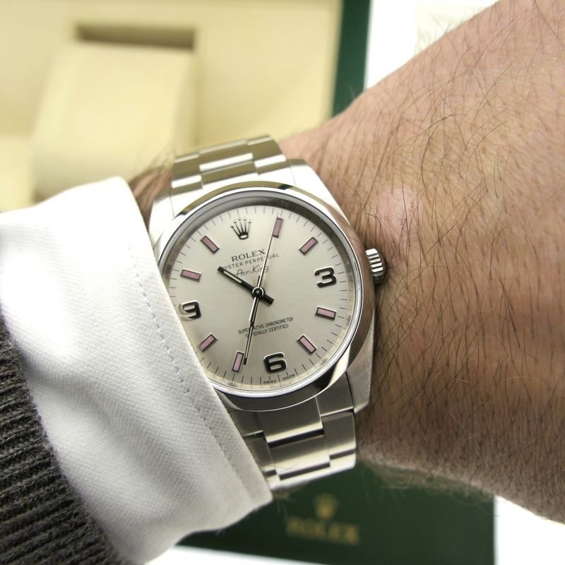 Image 20 of Rolex Air-King 34mm 114200; Automatic watch in full set
