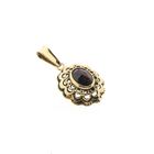 Image 6 of Vintage gold pendant with garnet