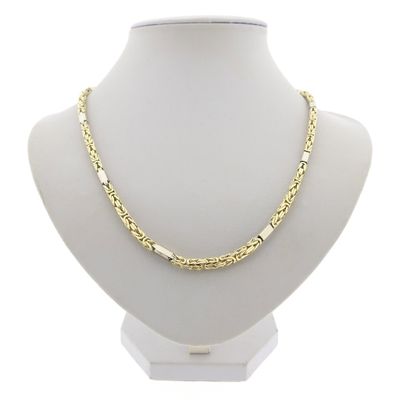 Two-tone gold king chain | 52.5 cm Image 1 of Two-tone gold king chain | 52.5 cm
