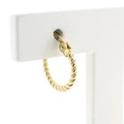 Image 4 of Gold twisted earrings