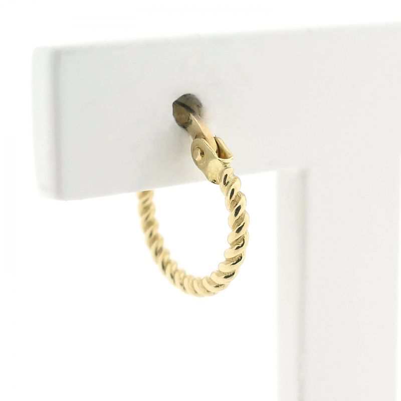 Image 4 of Gold twisted earrings