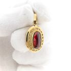 Image 8 of Gold pendant with garnet