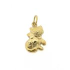Image 1 of Gold pendant of a cat