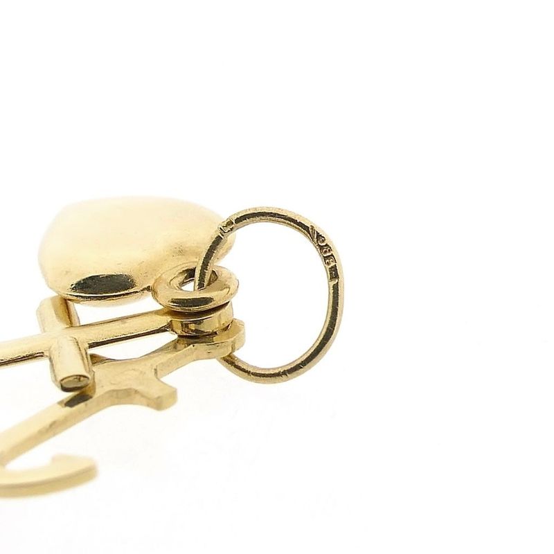 Image 4 of Gold pendant; Faith, hope, and love