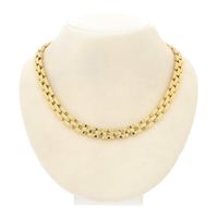Cartier gold Bismarck link necklace