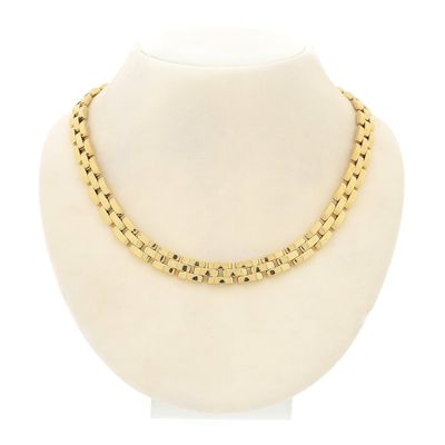 Image 1 of Cartier gold Bismarck link necklace