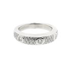 Image 3 of White gold pavé ring with diamonds