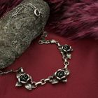 Image 2 of Silver anchor link necklace with fixed pendant | 42 cm