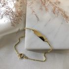 Image 2 of Gold Venetian link bracelet with engraving | 16.5 cm