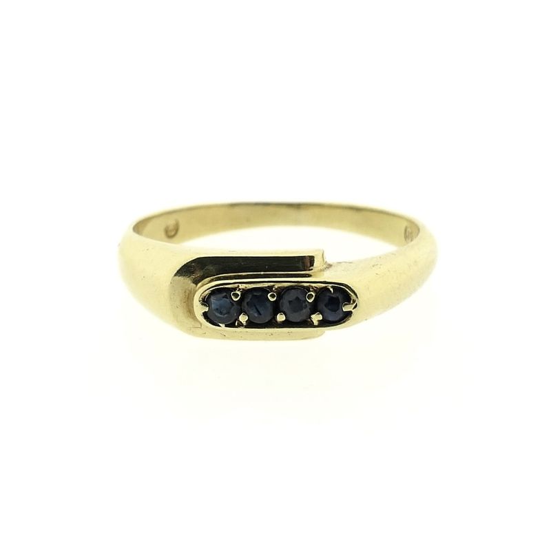 Image 3 of Gold ring with sapphire