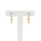 Image 1 of Gold lapidary earrings | Ø 19.5 mm