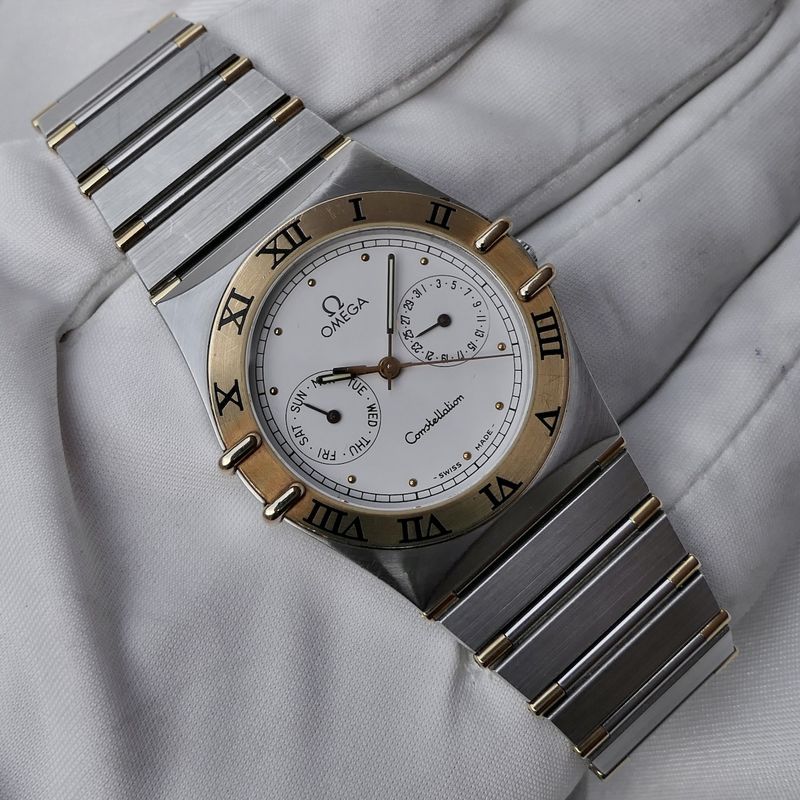 Image 15 of Omega Constellation Day-Date 396.1070; Gold/steel watch