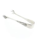 Image 1 of English silver sugar tongs with bird feet | Vintage