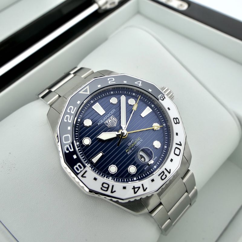 Image 17 of TAG Heuer Aquaracer 300 GMT Automatic WBP2010; Automatic men's watch