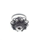 Image 6 of Silver ring with Zeeland button