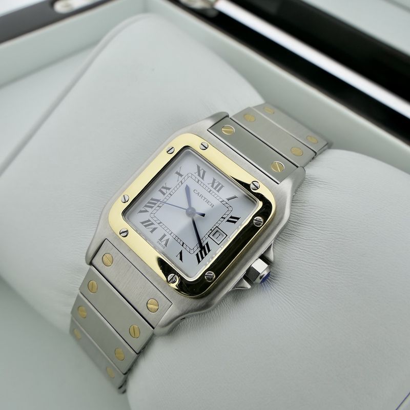 Image 12 of Cartier Santos Galbee 187901; 18k. Gold/steel unisex watch