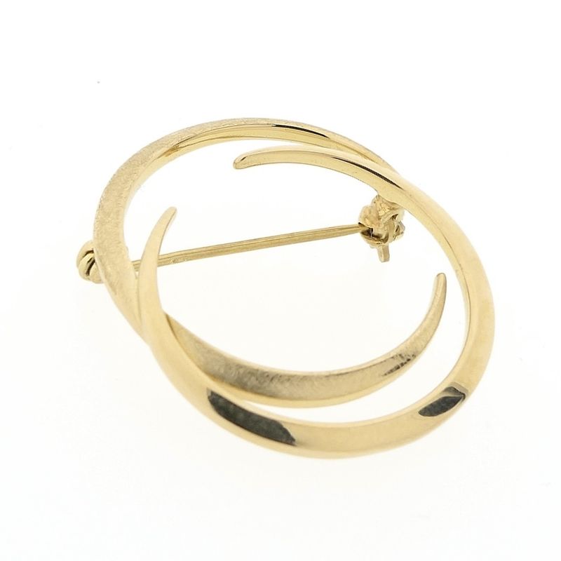 Image 3 of Vintage gold fantasy brooch