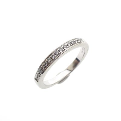 Image 1 of White gold ring with diamond | 0.15 ct.