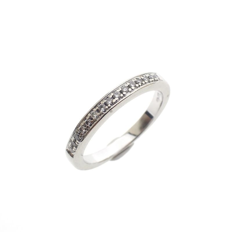Image 1 of White gold ring with diamond | 0.15 ct.