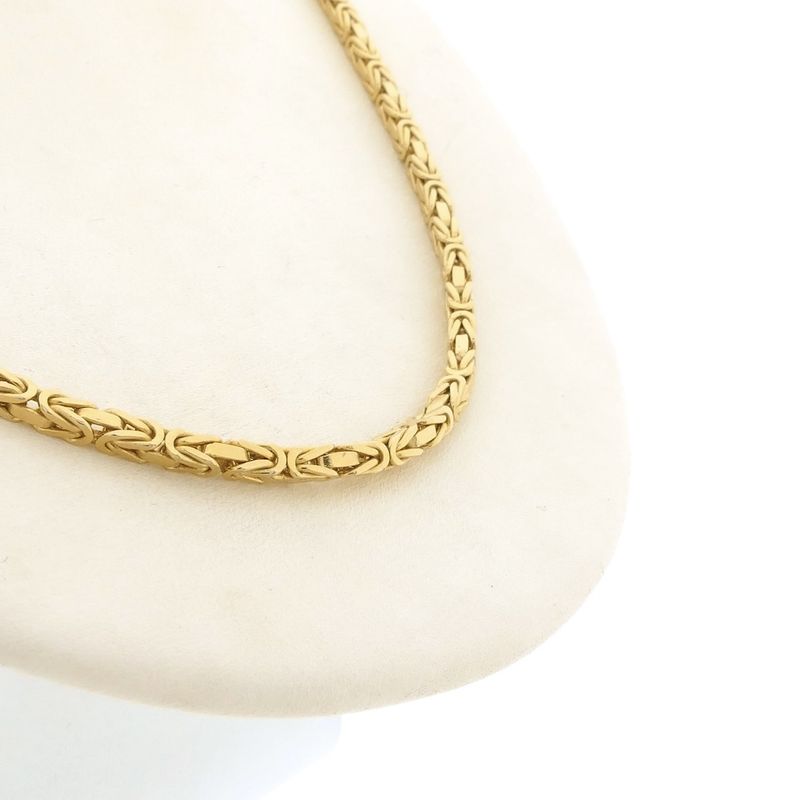 Image 6 of Gold square king chain | 61.5 cm
