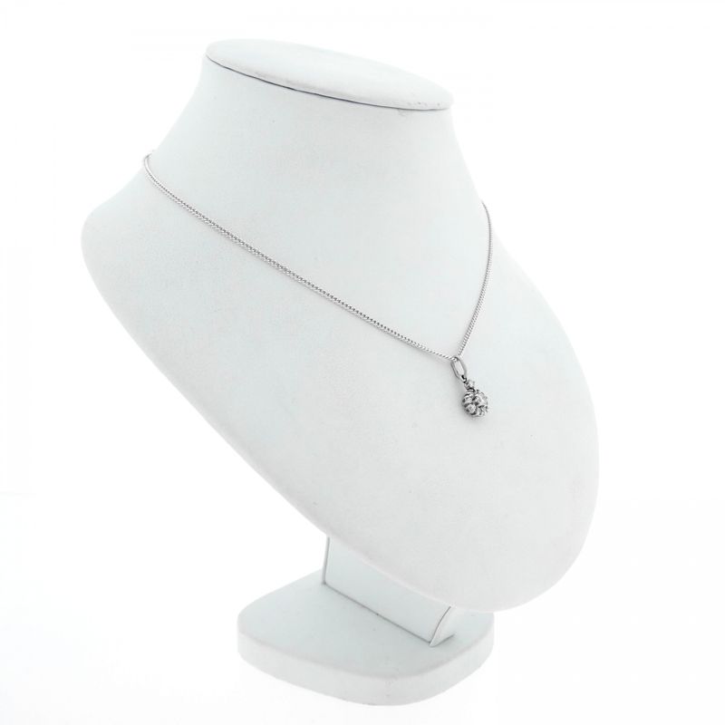 Image 5 of White gold pendant with diamond; 0.32 ct.