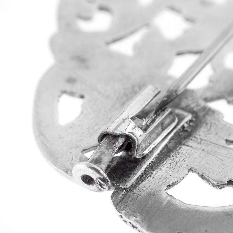 Image 8 of Silver brooch | Floral design