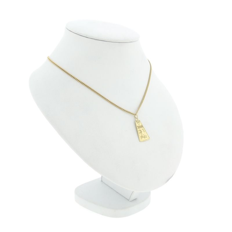 Image 9 of 8 carat Taurus zodiac sign pendant.