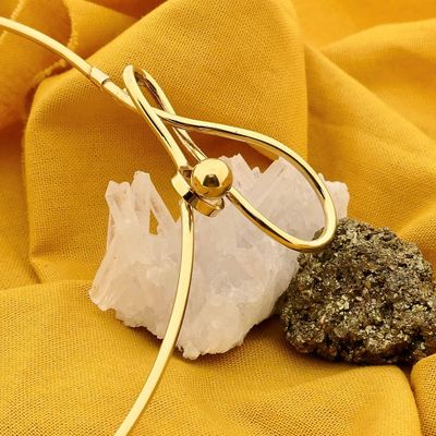 Image 2 of Gold Fantasy Link Necklace