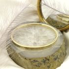 Image 2 of Gold smooth slave bracelet | Ø 65 mm