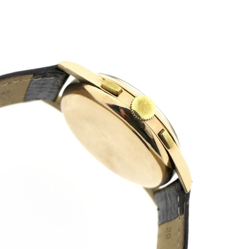 Image 10 of Baume Mercier Vintage Chronograaf; 18k. gouden heren horloge