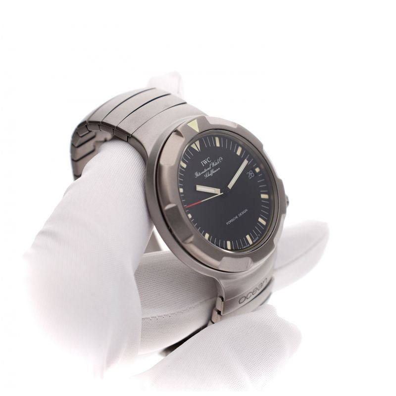Afbeelding 9 van IWC Porsche Design Ocean 2000 IW3500; Vintage Heren Horloge (Full-Set 1988)