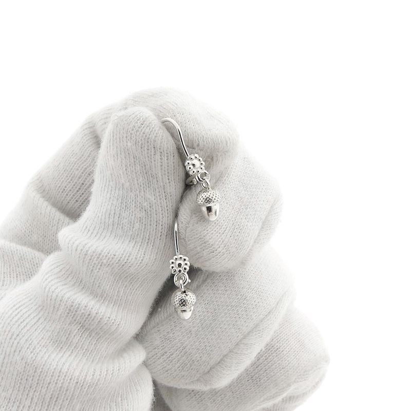 Image 2 of Silver earrings | Acorns