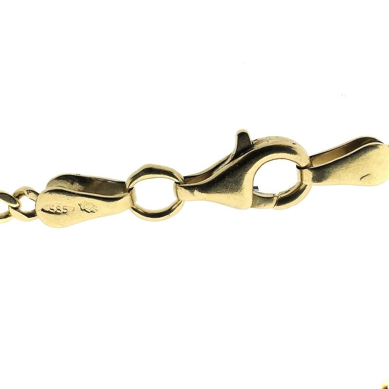 Image 5 of Two-tone gold fantasy link bracelet | 20.5 cm