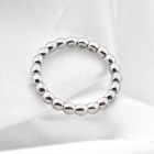 Image 6 of White gold sliding ring with balls