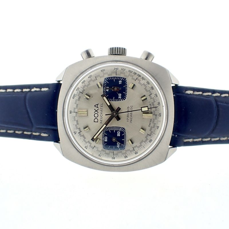 Image 8 of Doxa Neuchatel Chronograph; Vintage men's watch