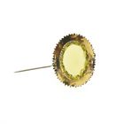 Image 3 of Antique gold brooch with Heliodor