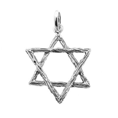 Silver pendant of a Star of David Image 1 of Silver pendant of a Star of David