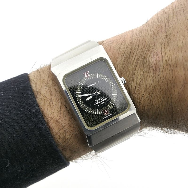 Image 18 of Omega Constellation Megaquartz f2,4Mhz; Vintage herenhorloge
