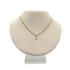 Image 3 of Gold pendant of the letter Y with zirconia