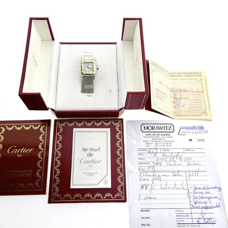 Image 14 of Cartier Santos Galbee; Automatic ladies watch