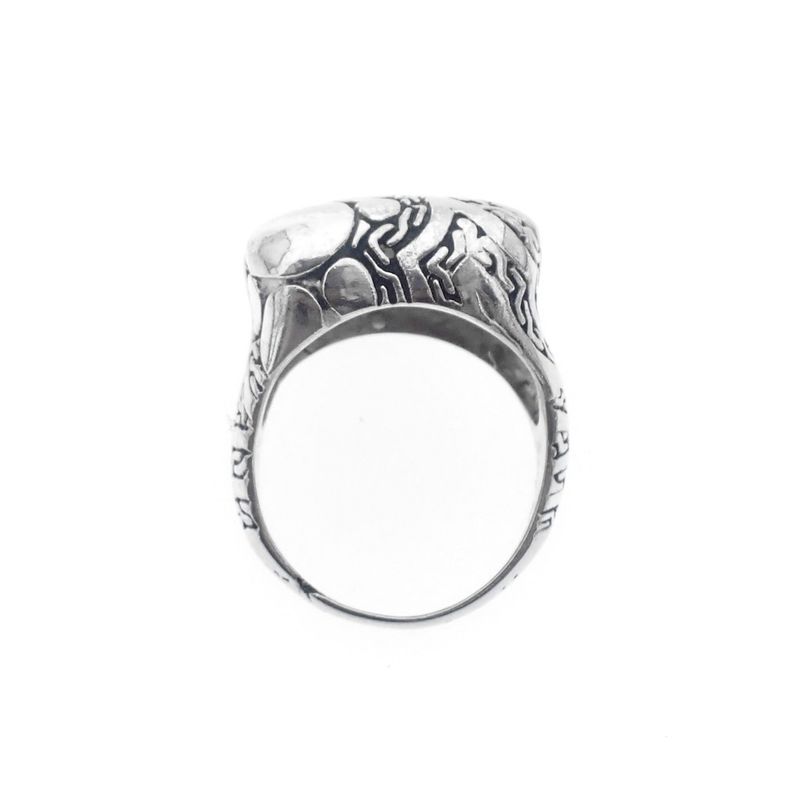 Image 3 of Silver ring with Maori pattern