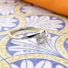 Image 6 of 9 carat ring with diamonds; 0.075 ct.