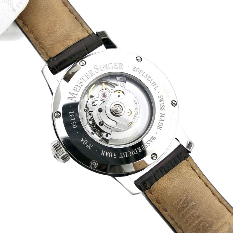 Image 8 of Meistersinger No. 03 Automatik; Automatic men's watch