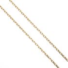 Image 3 of Gold anchor link chain with fixed pendant | 43 - 45 cm