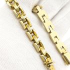 Image 9 of Gold Bismarck Link Bracelet