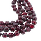 Image 7 of Antique garnet bead bracelet with gold decorative clasp with pearl