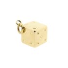 Image 4 of Gold pendant of a dice
