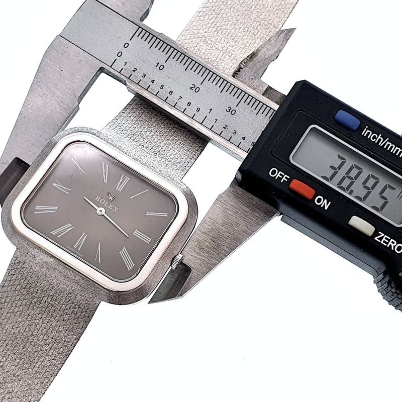 Image 16 of Rolex Cellini; Vintage 18k white gold men's watch