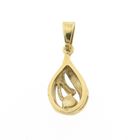Image 8 of Gold pendant with pearl | Vintage